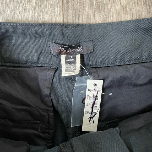 Madewell Harlow Wide Leg Linen Blend High Rise Trendy Pants US Women's 4P New - Picture 4 of 7